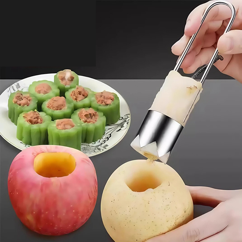 Fruit Roll Up - Paslanmaz Çelik Meyve Çekirdeği Sökücü Elma