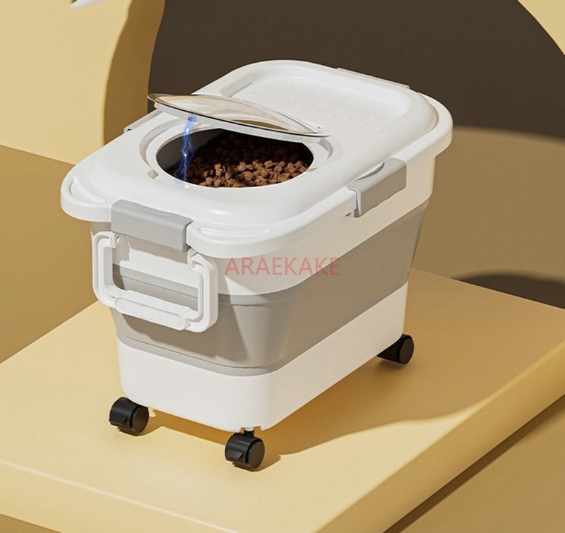 Food Snacks Box - Evcil hayvan maması saklama kovası, katlanabilir,