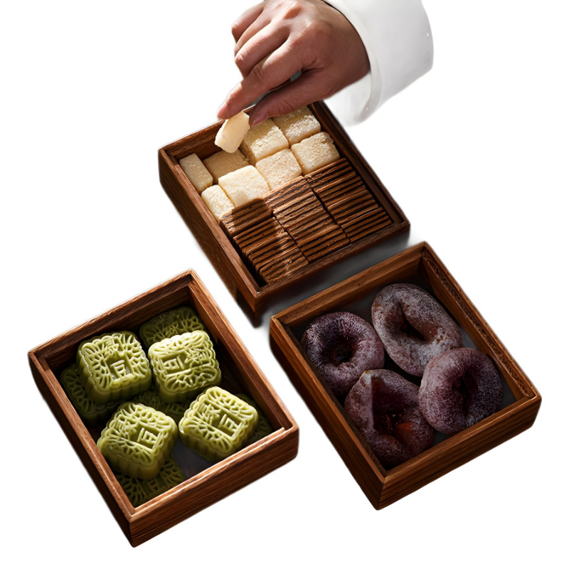 Snacks Food Gift Baskets - Japon Tarzı Minimalist Yiyecek Kutusu Çok