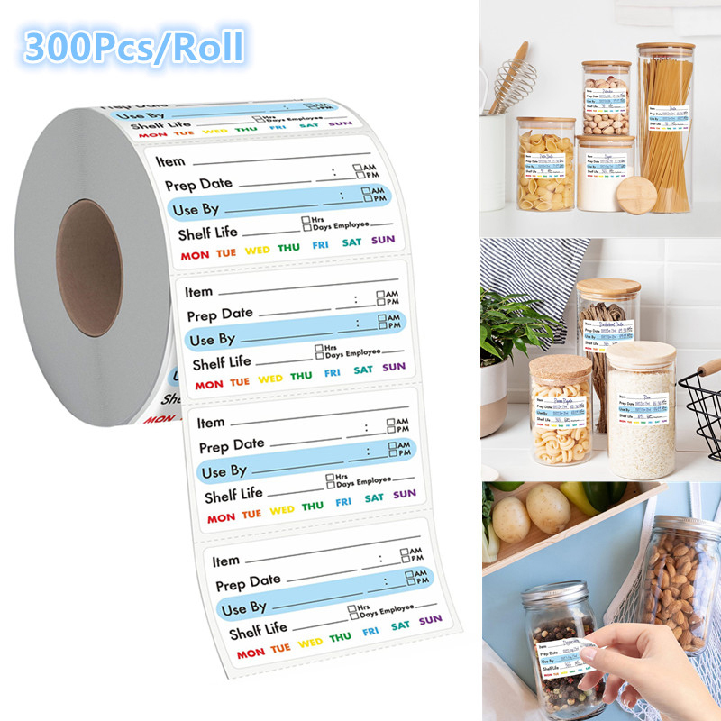Candy Sour Strip - ^300 Adet/Rulo Mutfak Tarih Etiketi Kırtasiye
