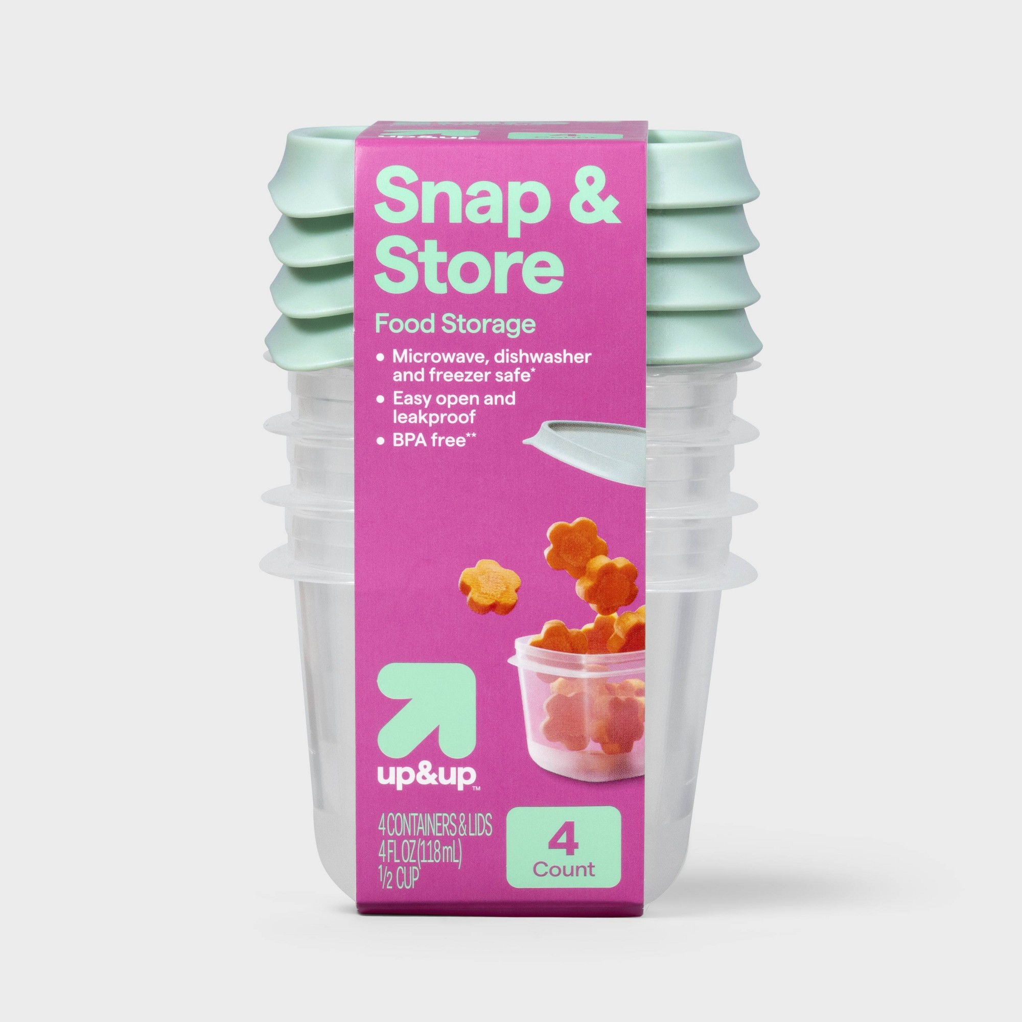 Snacks Food In Us - 4 adet Mini Kare Yarım Bardak