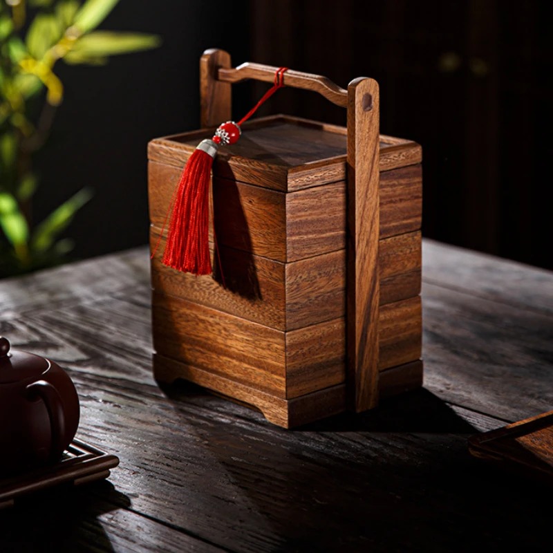 Snacks Food Gift Baskets - Japon Tarzı Minimalist Yemek Kutusu Çok