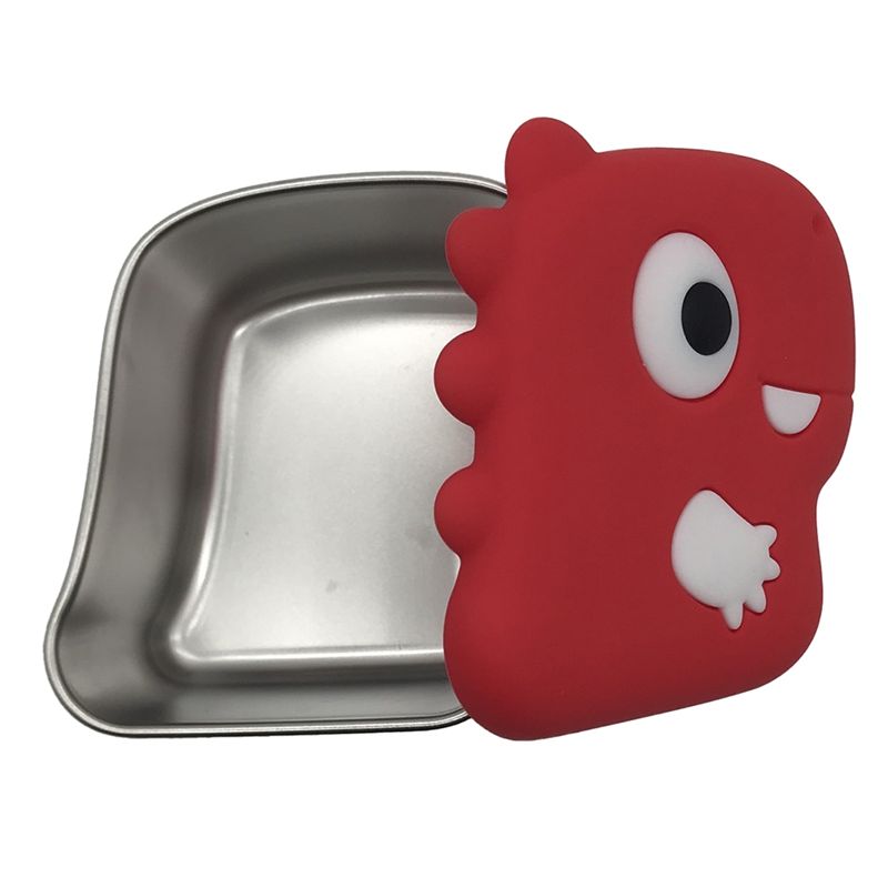 Food Snacks Box - AA94-304 Paslanmaz Çelik Dinozor Atıştırmalık Kutusu