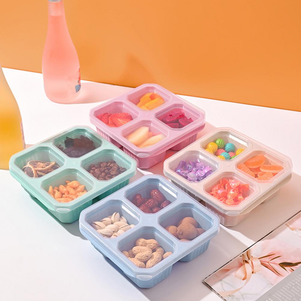 Food Snacks Easy - Atıştırmalık Bölmeli Kutu 4'lü Paket 4