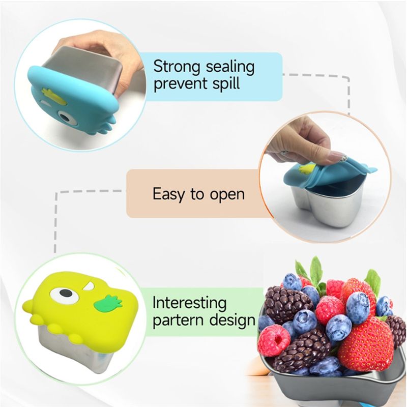 AA94-304 Paslanmaz Çelik Dinoz - Food Snacks Box incelemesi ve fiyatı
