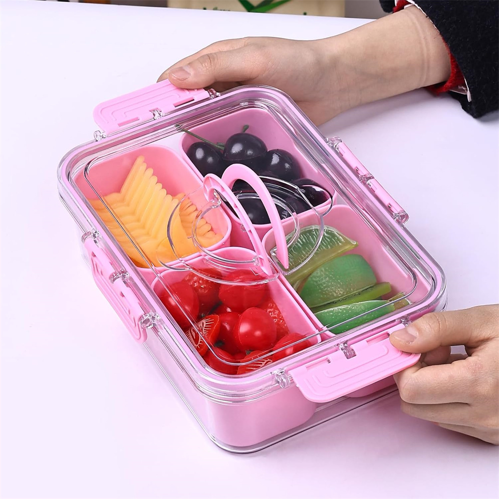 Snack Kutusu Kabı, 4 Bölmeli K - Food Snacks Box incelemesi ve fiyatı