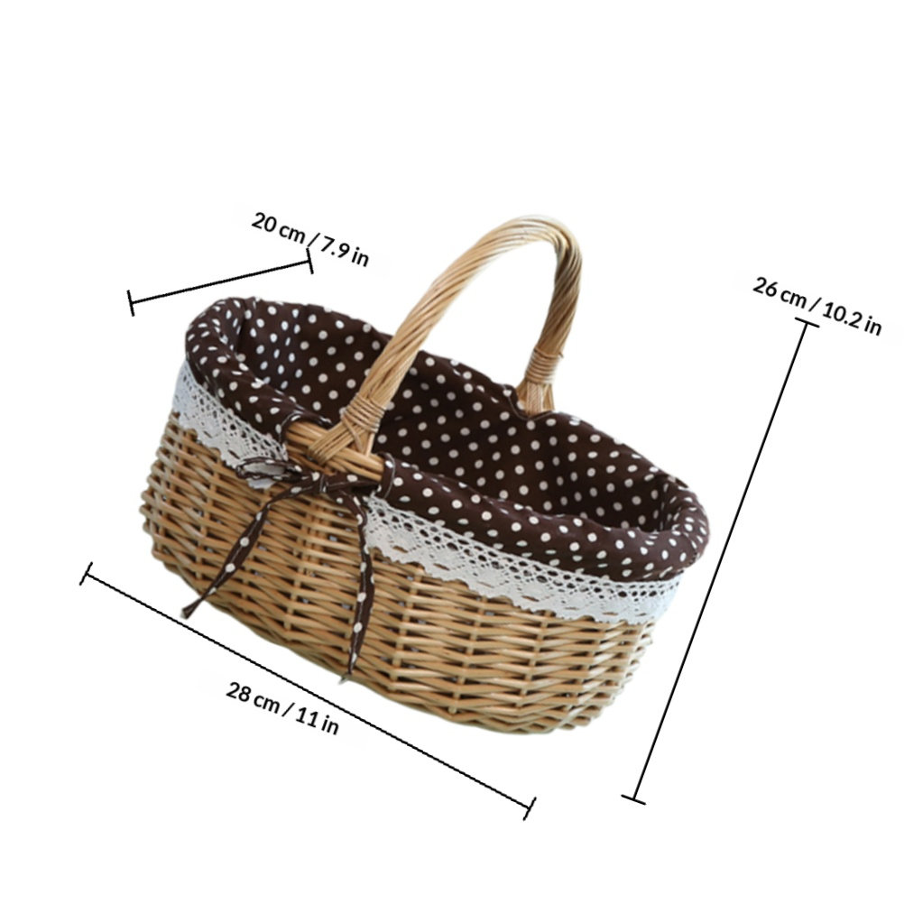 Şık El Yapımı Hasır Meyve Sepe - Snacks Food Gift Baskets incelemesi ve fiyatı