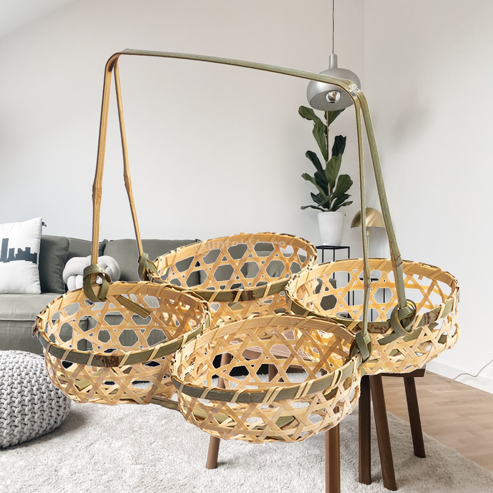 Piknik Hasır Sepeti Bambu Yiye - Snacks Food Gift Baskets incelemesi ve fiyatı